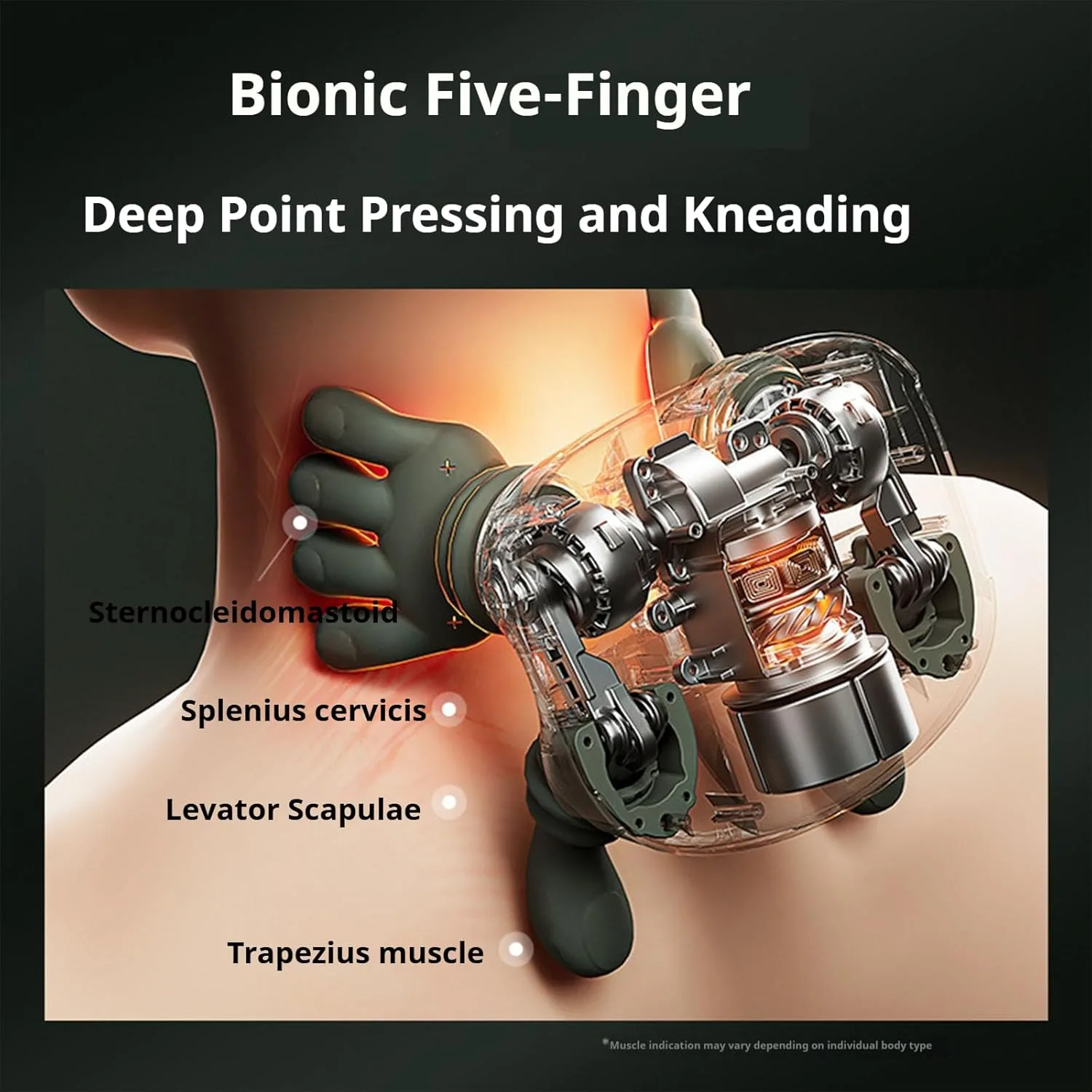 Neck Massager, Neck and Shoulder Pro,N7 Master Hand Shoulder and Neck Massager Cervical Massager thumbnail 6