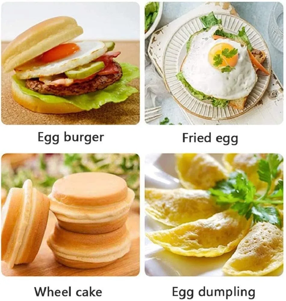 Non-Stick Frying Pan with 4 Hole Pancake Pan Fried Egg Burger Pan thumbnail 2
