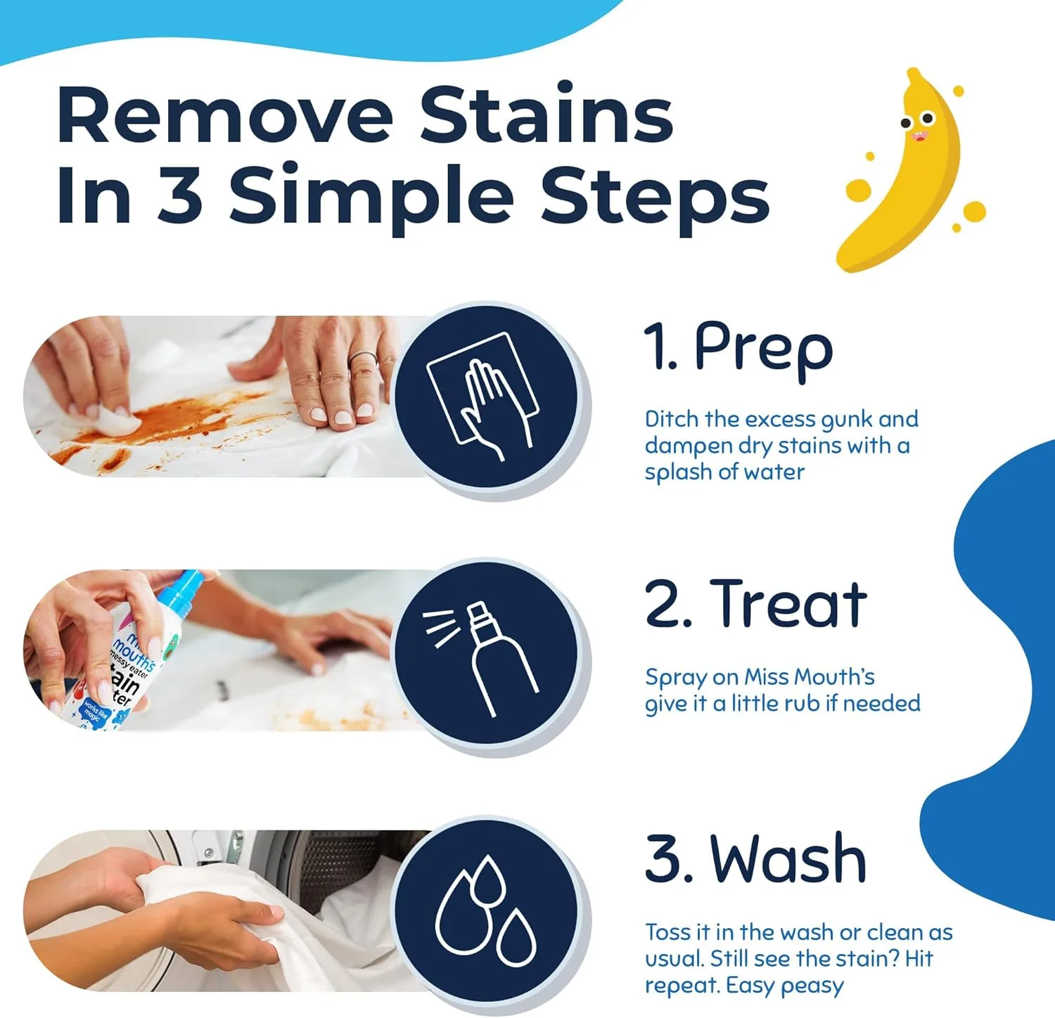 Generic Messy Eater Stain Treater Spray - 4oz Stain Remover (a parental essential non toxic and effective) thumbnail 3