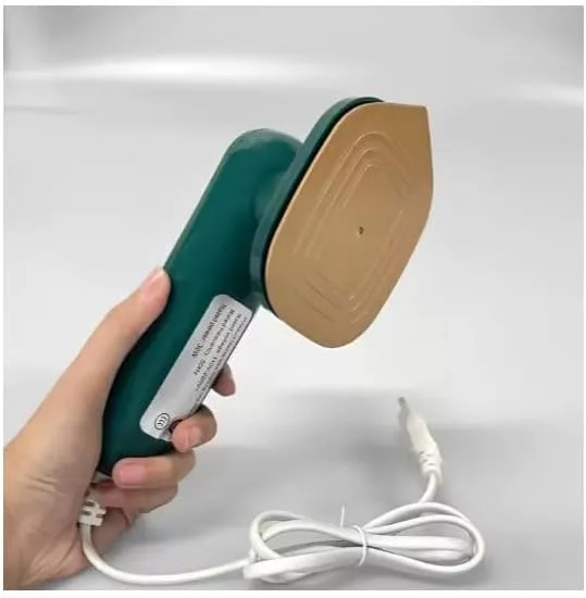 Mini Electric Steam Iron 2-in-1 Portable Dry & Steam Travel Iron Green | Non-Stick Soleplate, Fast Heating, Compact Handheld, Travel & Home Use thumbnail 5