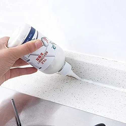 Tiles Gap Filler Waterproof Crack Agent For Diy Home Sink Gaps/Grouts Repair Tube Paste Kitchen, Bathroom Leakage Protection Waterproofing thumbnail 5