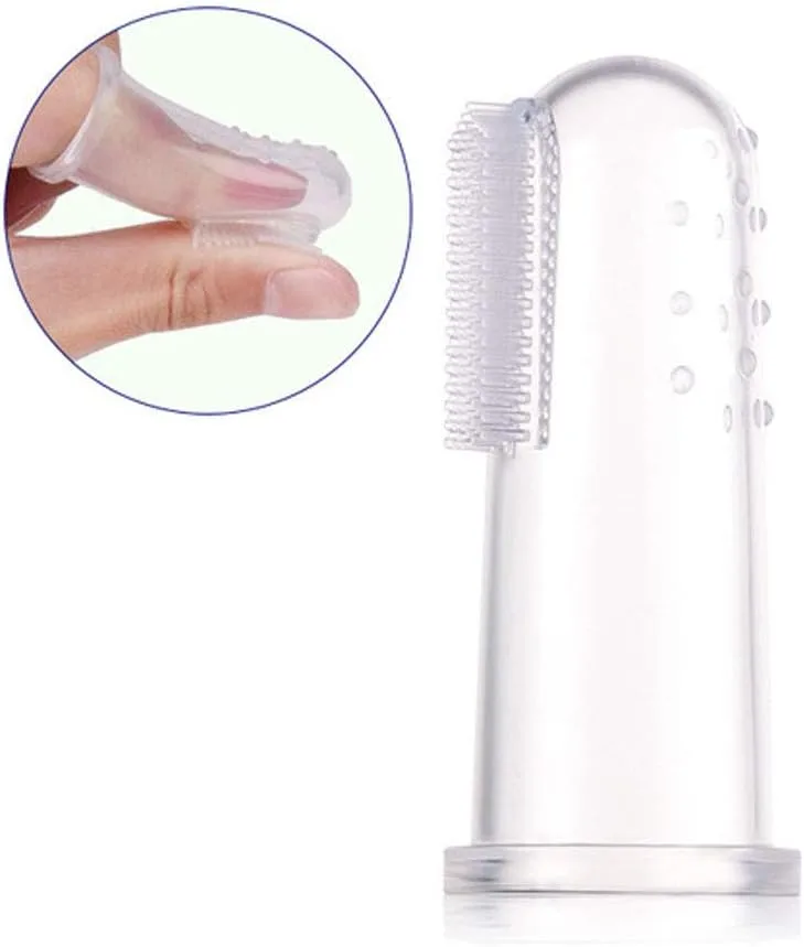 Safe Silicone Baby Finger Deciduous Toothbrush thumbnail 4
